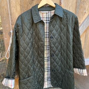 Burberry Quilted Women’s Field Jacket Size M